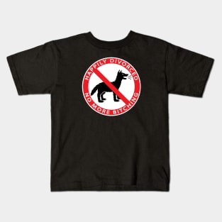 HAPPILY DIVORCED, NO MORE BITCHING Kids T-Shirt
